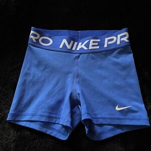 Nike Pro Dri-FIT Blue Shorts